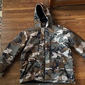 North Face Camo Winter Jacket